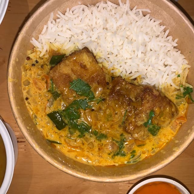Photo of the dish “Fish Fillet Curry Bowl”
