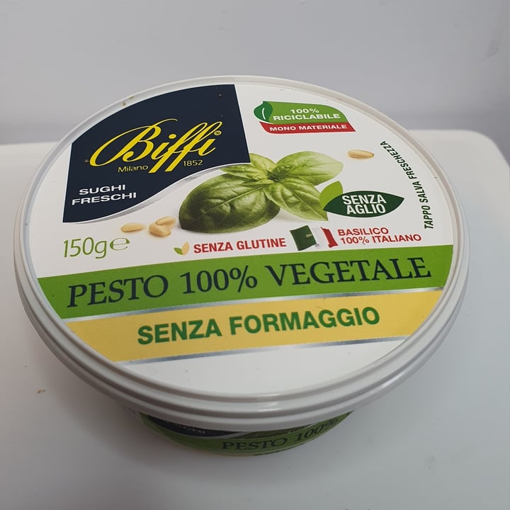 review photo of Biffi Pesto 100% Vegetale Senza Formaggio shared by @mikisle on 17 Dec 2021 - review