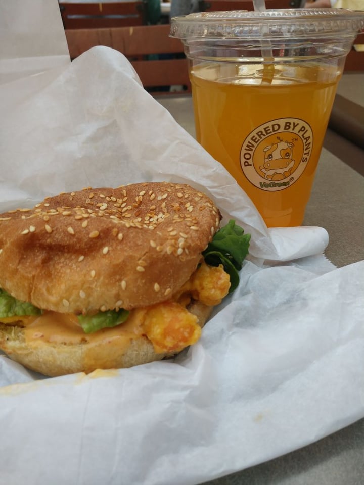 photo of VeGreen Burger Shrimp Burger shared by @mynameislisa on  15 Feb 2020 - review