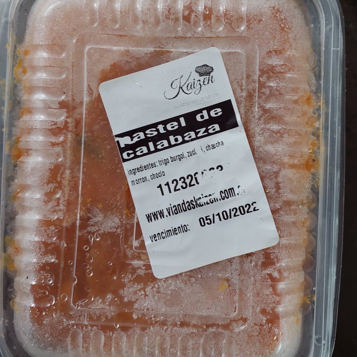 review photo of Viandas Kaizen Pastel de calabaza shared by @emilsin on 14 Aug 2022 - review