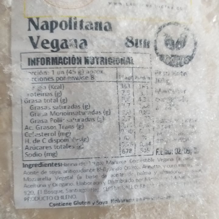 photo of La donna napolitana vegana shared by @conito on  16 Oct 2020 - review