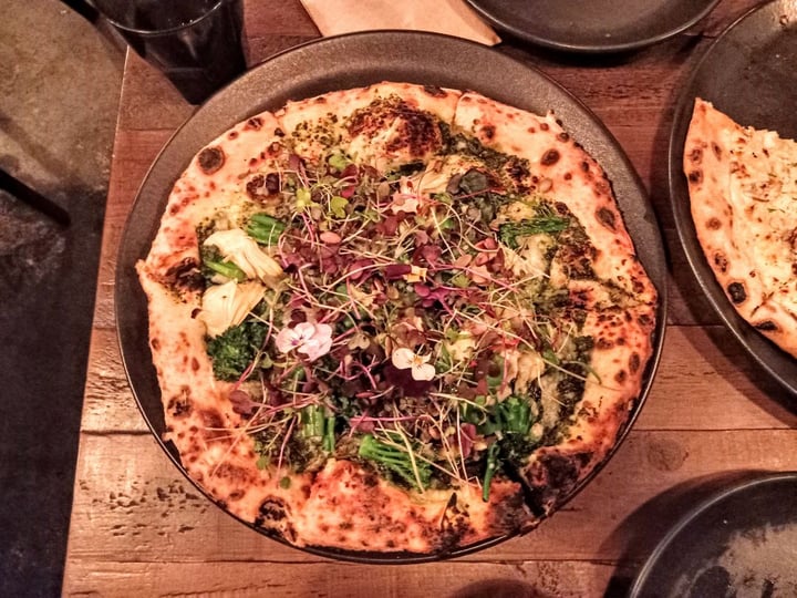 photo of Red Sparrow Pizza Verde Pizza shared by @eatyourgreens on  12 Nov 2019 - review