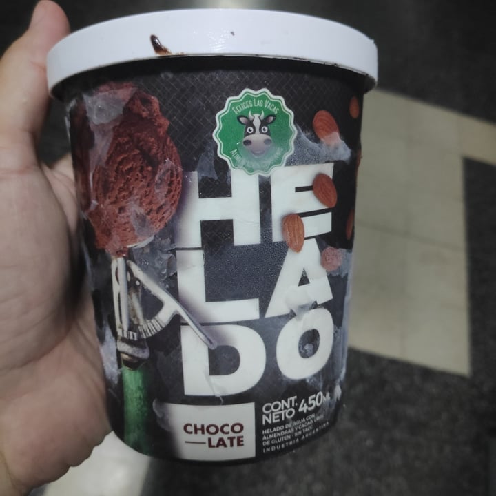 photo of Felices Las Vacas Helado de Agua sabor Chocolate shared by @claudinadiaz on  21 Nov 2020 - review