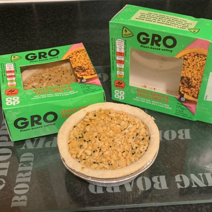 photo of GRO Spiced Squash And Cauliflower Pie shared by @vganrebel on  10 Dec 2021 - review