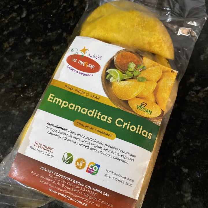 photo of El Manjar Empanaditas Criollas shared by @mpaulamojica on  27 Feb 2021 - review