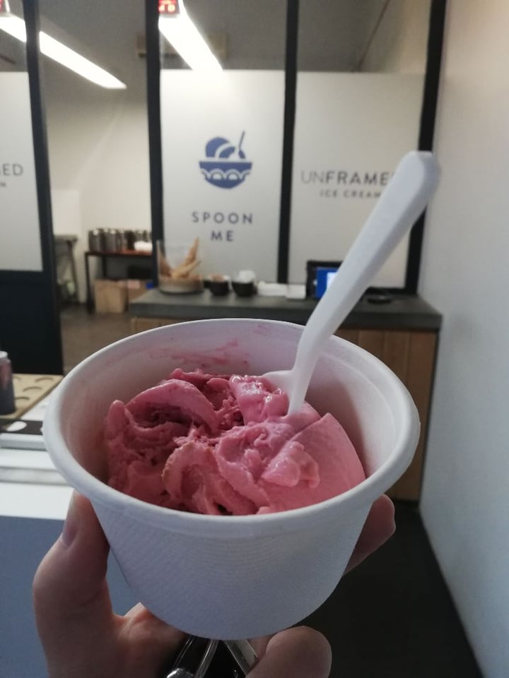 photo of Unframed Ice Cream Raspberry & Coconut Ice-Cream shared by @mariska on  12 Oct 2019 - review