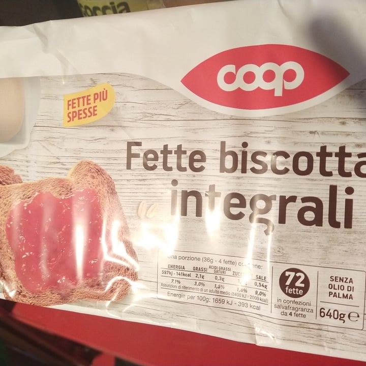 photo of Coop Fette biscottate integrali shared by @daniela79 on  08 Dec 2021 - review