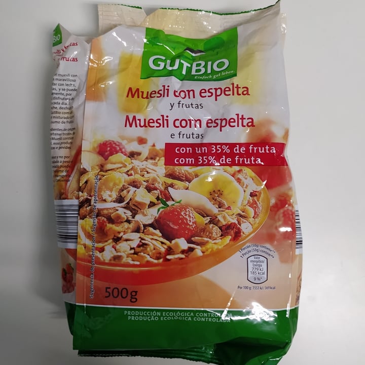 review photo of GutBio Muesli Con Espelta Y Frutas shared by @evajar999 on 11 Dec 2020 - review