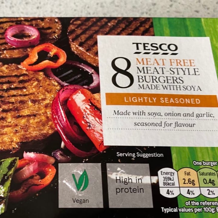 photo of Tesco Meat Free Meat Style Burgers shared by @erebusrc on  31 May 2020 - review