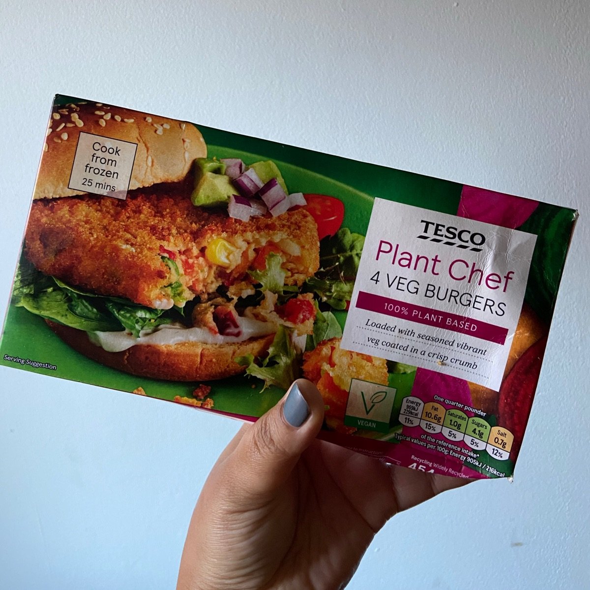 Tesco Veg burgers Reviews abillion
