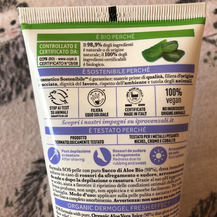 review photo of I Provenzali Dermogel Biologico Aloe shared by @francypancy on 19 Mar 2020 - review