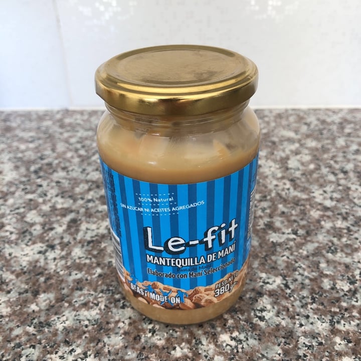 photo of Le-Fit Mantequilla De Mani Natural shared by @thiagoramos on  07 May 2021 - review