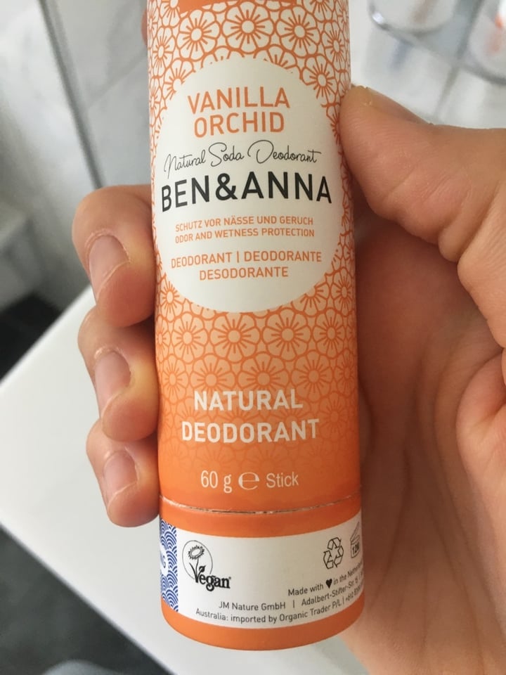photo of Ben & Anna Vanilla Orchid Natural Deodorant shared by @elsa2001 on  18 Apr 2020 - review