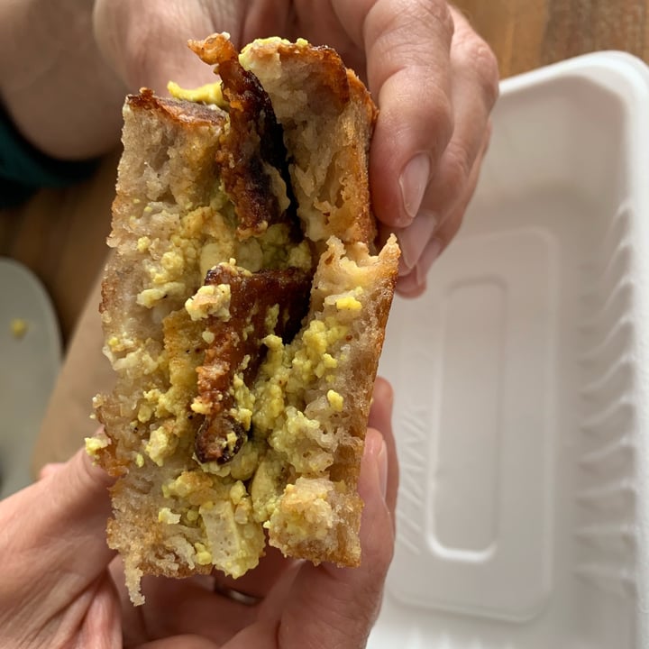photo of Grumpy & Runt | Little Deli & Donuts Fakin' and F'egg on Sourdough shared by @ripple on  16 Oct 2021 - review
