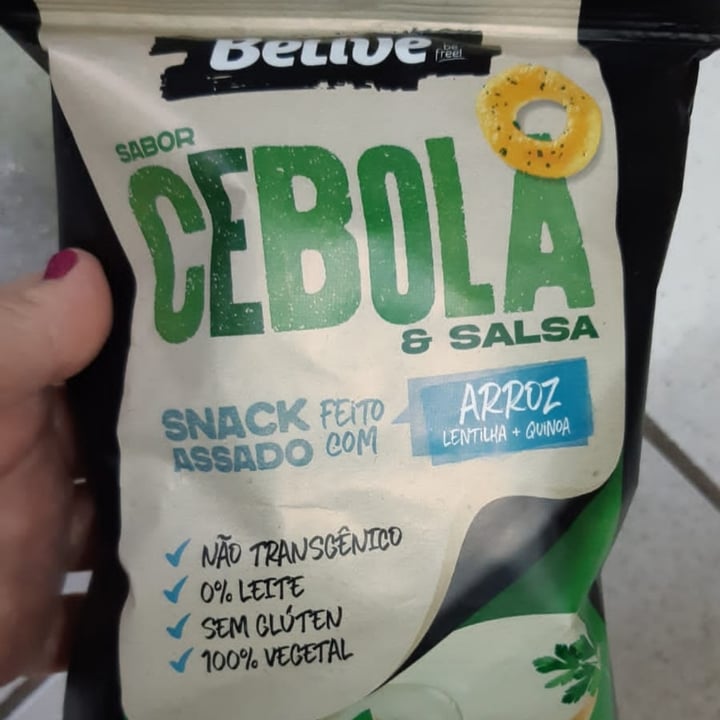 review photo of Belive be free Snack Assado Sabor Cebola E Salsa shared by @neusaborin on 06 May 2022 - review