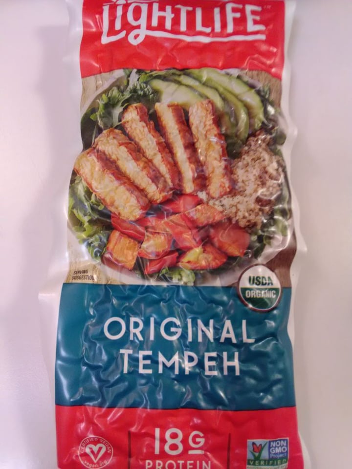 photo of Lightlife Original Tempeh shared by @veganfarmersdaughter on  26 Dec 2019 - review