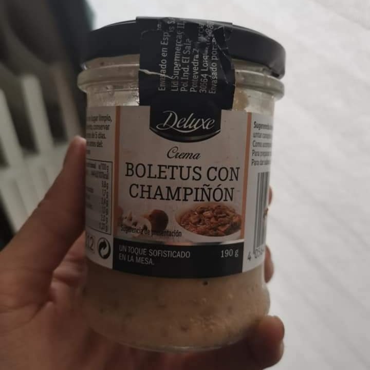 photo of Deluxe Crema de boletus y champiñones shared by @jaquelineruck on  07 Nov 2020 - review