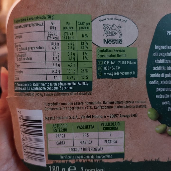 review photo of Garden Gourmet Sensational Chorizo shared by @carolaco on 26 Mar 2022 - review