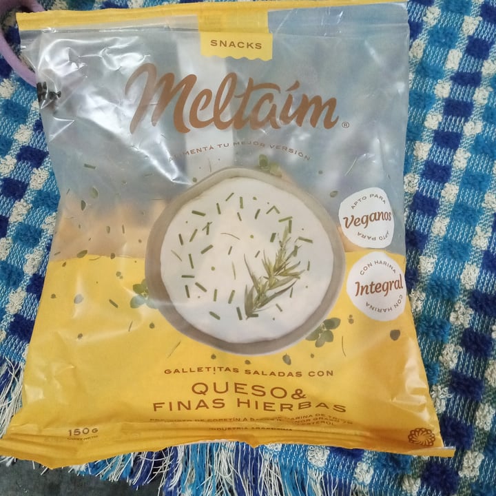 photo of Meltaím Galletitas Saladas con Queso y Finas Hierbas shared by @lauublackmamba on  16 Apr 2021 - review