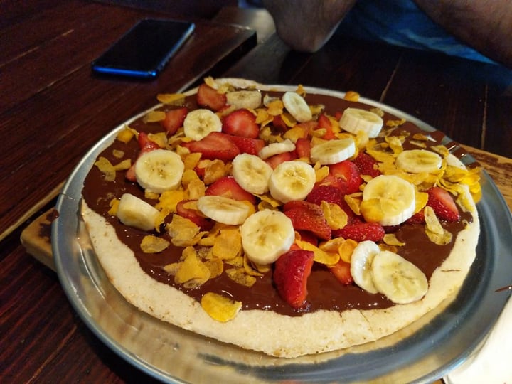 photo of Max Brenner Chocolate Bar Midnight Peanut Nutter Pizza shared by @semwich on  08 Jan 2019 - review