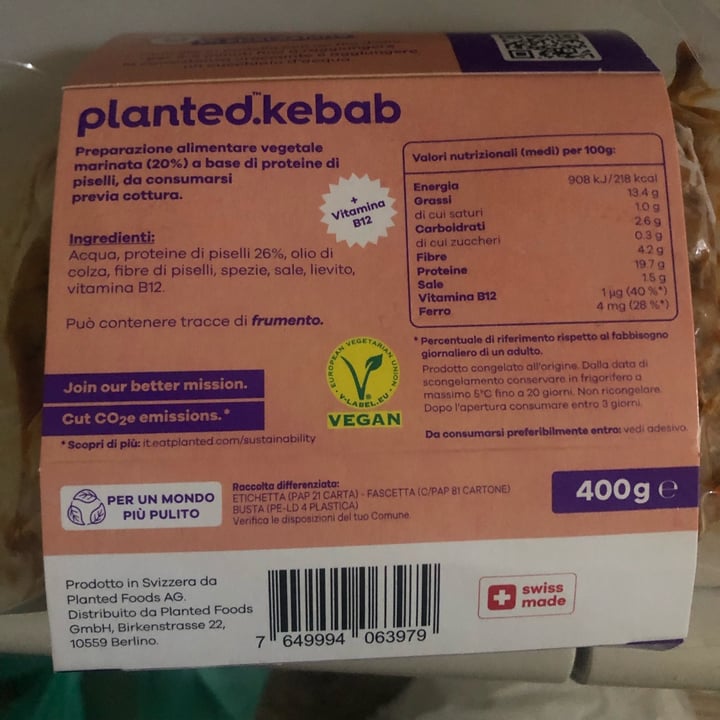 photo of Planted Planted kebab original shared by @alstaro on  23 Oct 2022 - review