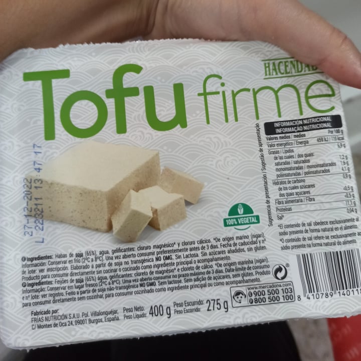 review photo of Hacendado Tofu Firme shared by @patricia11 on 29 Nov 2022 - review