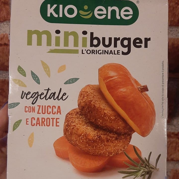 review photo of Kioene Mini Burger Zucca E Carote shared by @veggrosie on 01 May 2022 - review