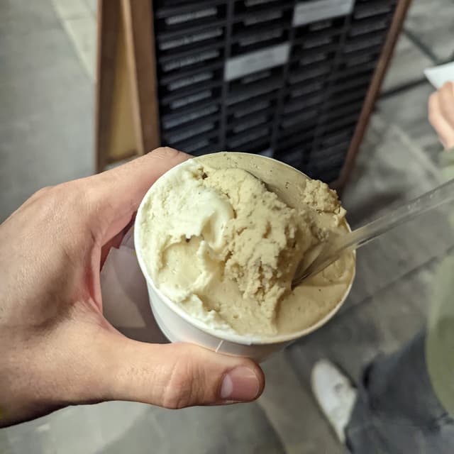 Foto do prato “Gelato Vegan”