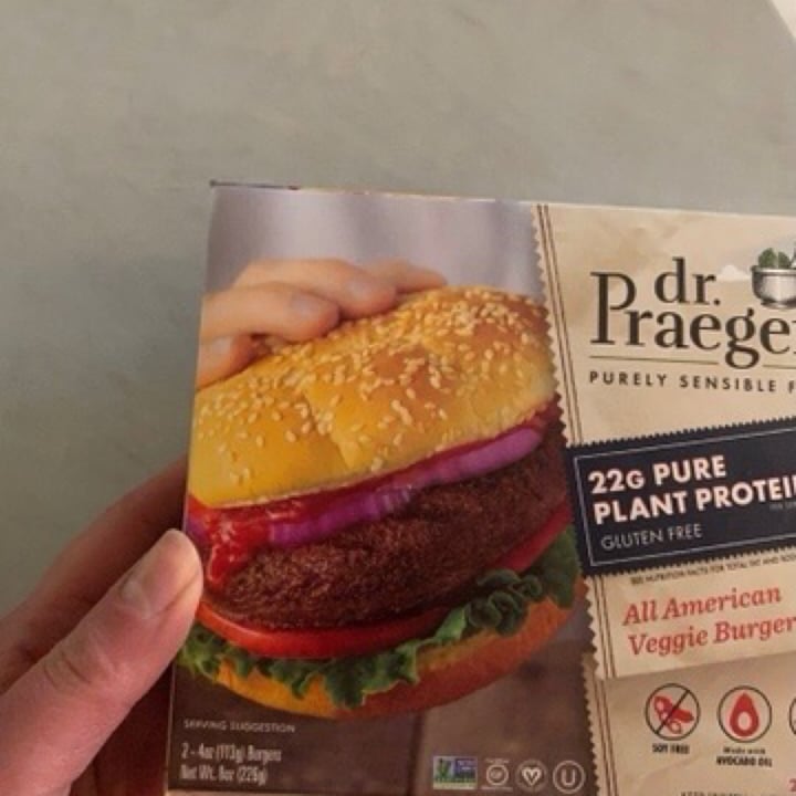 review photo of Dr. Praeger's All American Veggie Burger shared by @daviesrm on 28 May 2020 - review