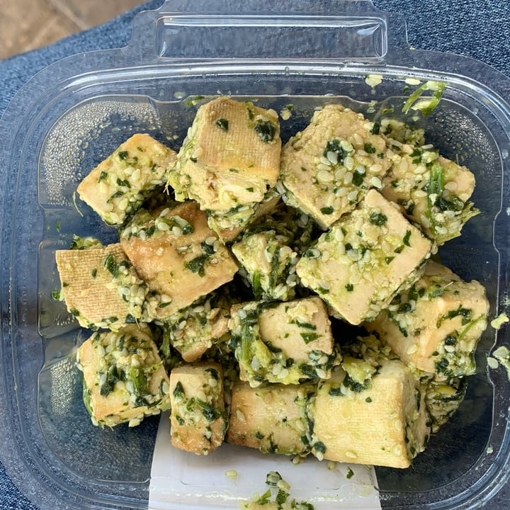 photo of Ever'man Cooperative Grocery & Cafe Baked Tofu with Cilantro and Ginger shared by @possumandpalmetto on  15 Jun 2022 - review