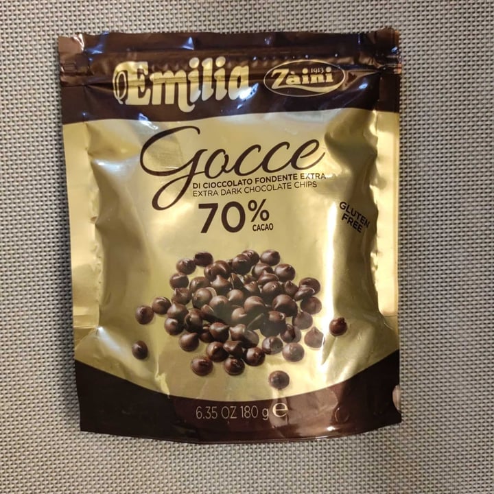 photo of Emilia Gocce di cioccolato fondente extra 70% cacao shared by @laori on  01 Apr 2022 - review