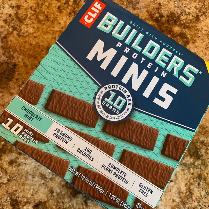 photo of Clif Bar Builders Chocolate Mint Protein Bar shared by @allhess on  05 Jul 2021 - review
