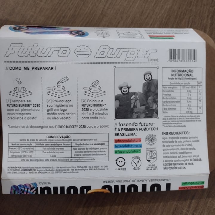 review photo of Fazenda Futuro - Future Farm Futuro Burger shared by @nidavidaplena on 04 May 2022 - review