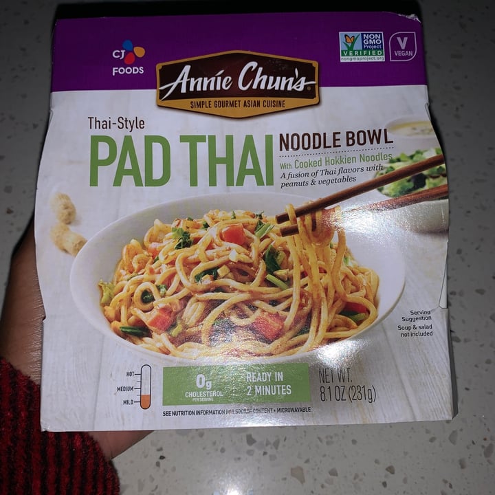 photo of Annie Chun's Annie Chun’s Thai Style Peanut Noodle Bowl shared by @planttemptations on  03 Oct 2021 - review