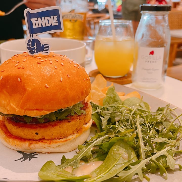 photo of East Coast Commune tomyam tindle burger shared by @veggiexplorer on  04 May 2022 - review