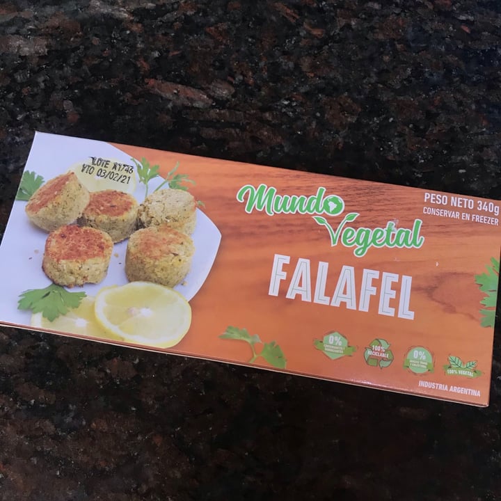 photo of Mundo Vegetal Falafel shared by @malenadecorte on  05 Oct 2020 - review