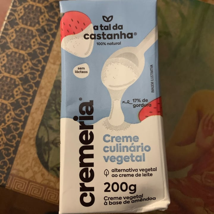 photo of A Tal da Castanha creme vegetal shared by @vecle on  12 Jun 2022 - review