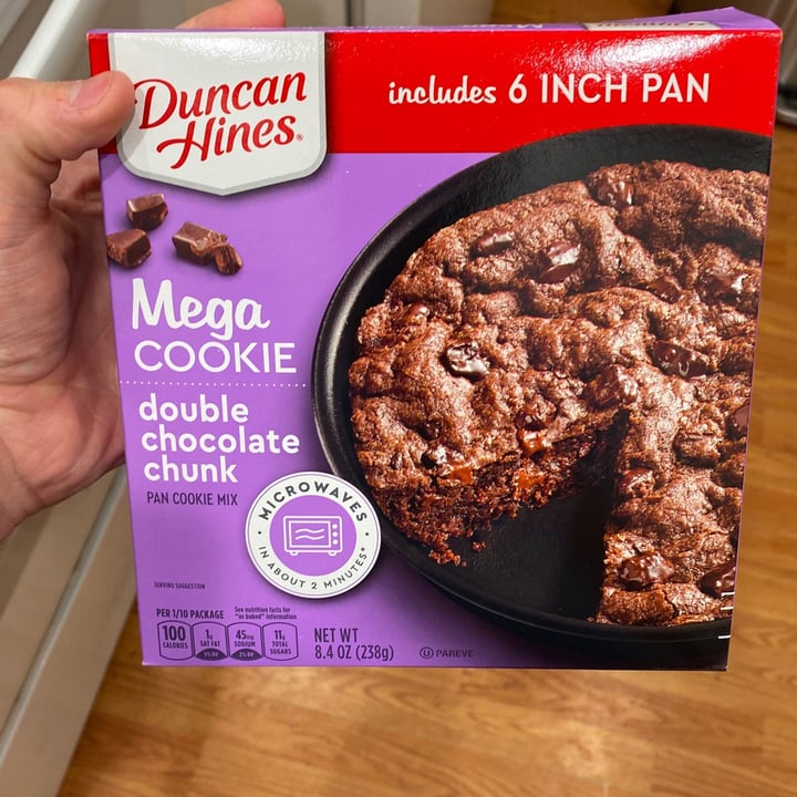 photo of Duncan Hines Mega Cookie Double Chocolate Chunk Pan Cookie Mix shared by @littlejon598 on  24 Oct 2020 - review
