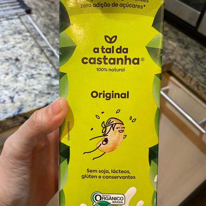 review photo of A Tal da Castanha Bebida vegetal shared by @adrika on 08 May 2022 - review