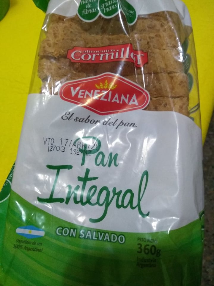 photo of Veneziana Pan Integral shared by @garompahumana on  09 Apr 2020 - review