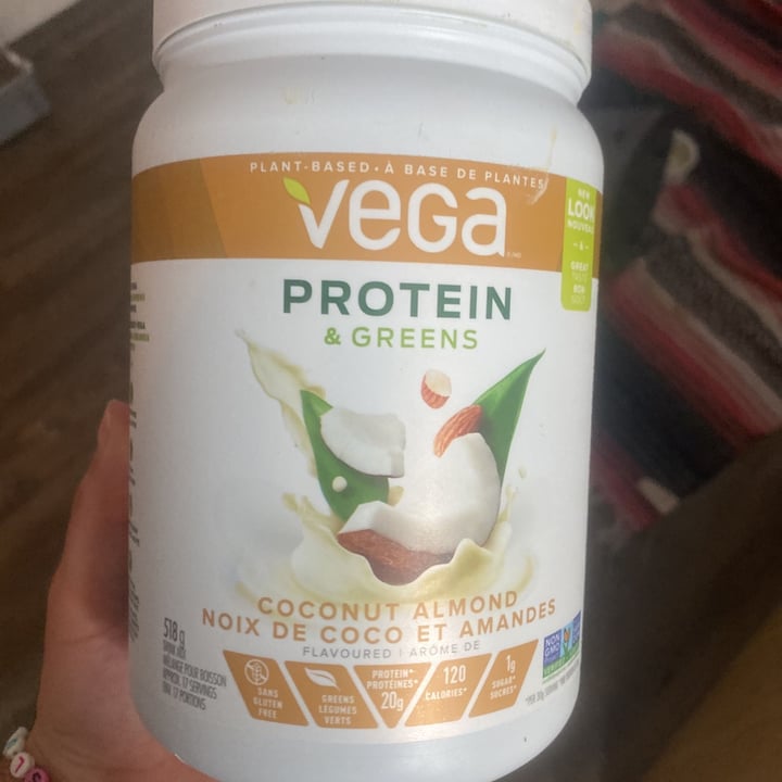 review photo of Plant-Based Vega Protein & Greens Coconut Almond shared by @weepyeyeross on 01 Jun 2021 - review