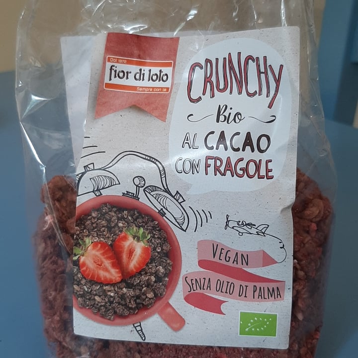 photo of Fior di Loto Crunchy bio al cacao con fragole shared by @rross14 on  11 Jun 2022 - review