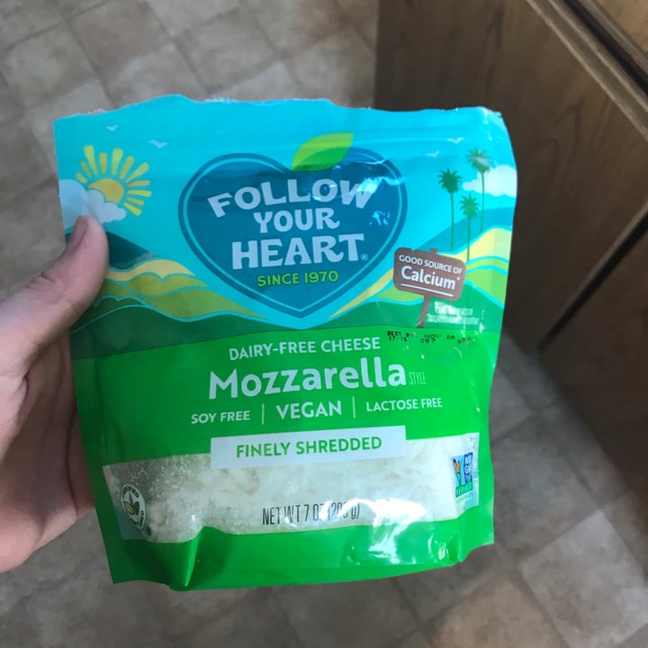 photo of Follow your Heart Mozzarella Finely Shredded shared by @plants on  14 May 2022 - review