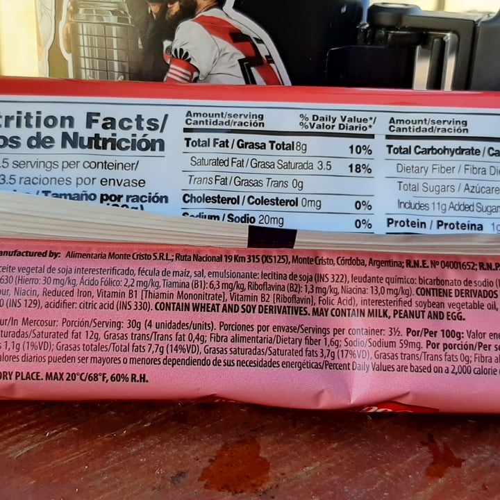 review photo of Oblita Obleas sabor frutilla shared by @gastonfauret on 08 Jan 2021 - review