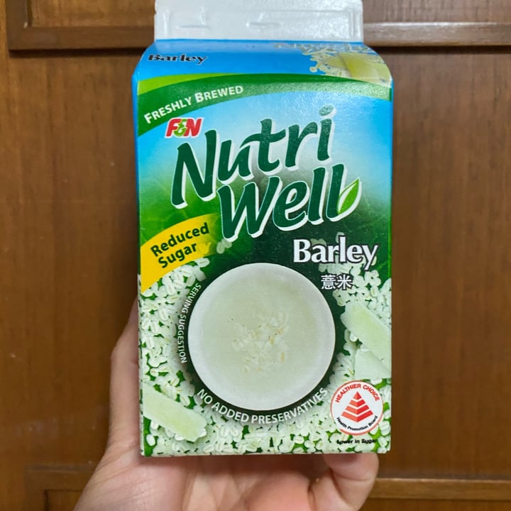 photo of F&N NUTRIWELL Bartley  Reduced  Sugar shared by @piggy-egg on  24 Nov 2021 - review