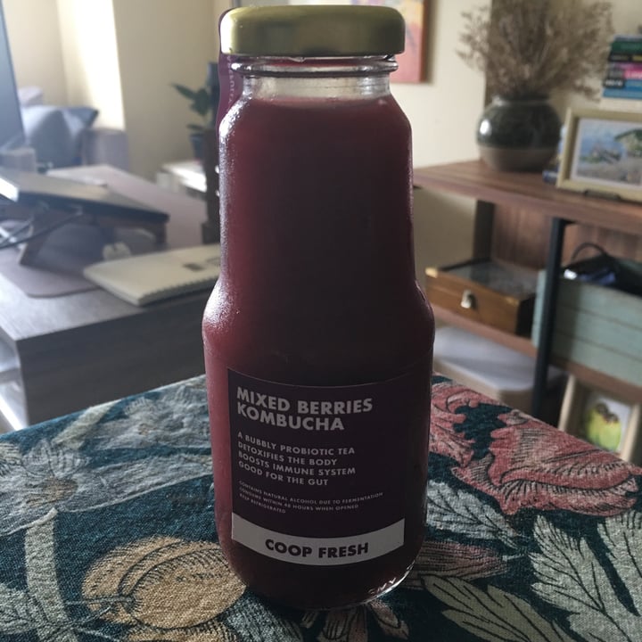 photo of Coop Grocer Mixed Berries Kombucha shared by @iamavegan-er on  10 Oct 2021 - review