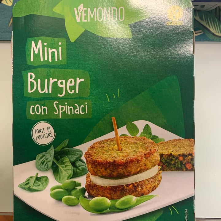 photo of Vemondo Mini burger con spinaci shared by @entusiasmo on  10 Jan 2022 - review