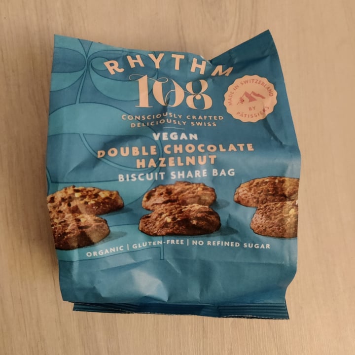 photo of Rhythm 108 Swiss Vegan Double Chocolate Hazelnut Biscuit Share Bag 135g shared by @dev17 on  26 Dec 2021 - review