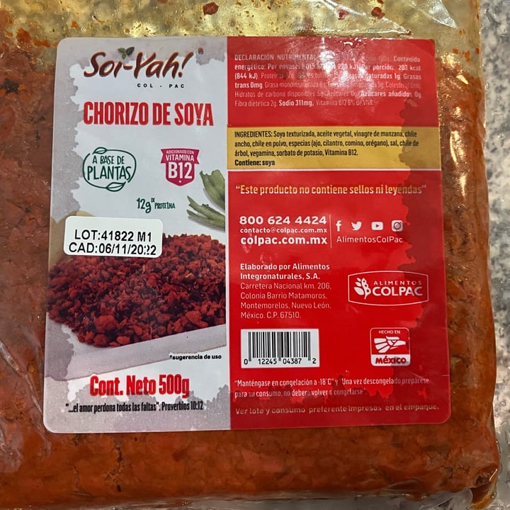 photo of Soi-yah! Chorizo shared by @enriquegg on  27 Jul 2022 - review