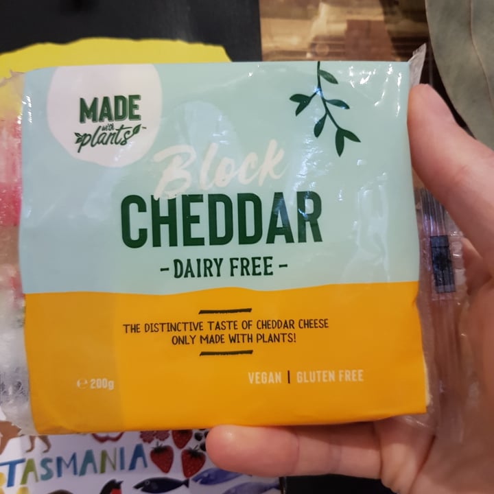 photo of Made With Plants Dairy Free Cheddar Block shared by @cruzilla on  01 Apr 2021 - review